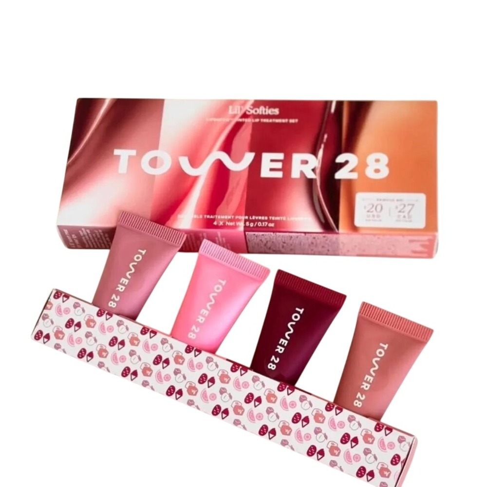 Tower 28 Beauty Mini Lil' Softies Tinted Lip Treatment Set of Four